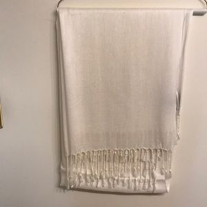 Soft White Pashmina from Bloomingdale’s